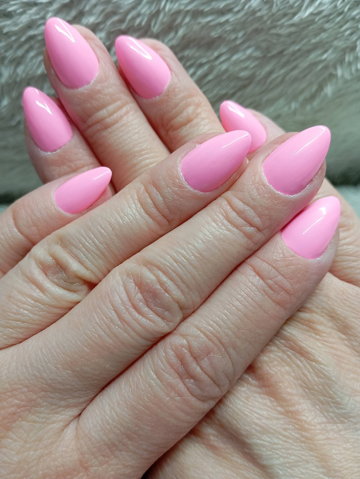 Press-on nails faites main Reims - Rose Cocon - Glowx Nails
