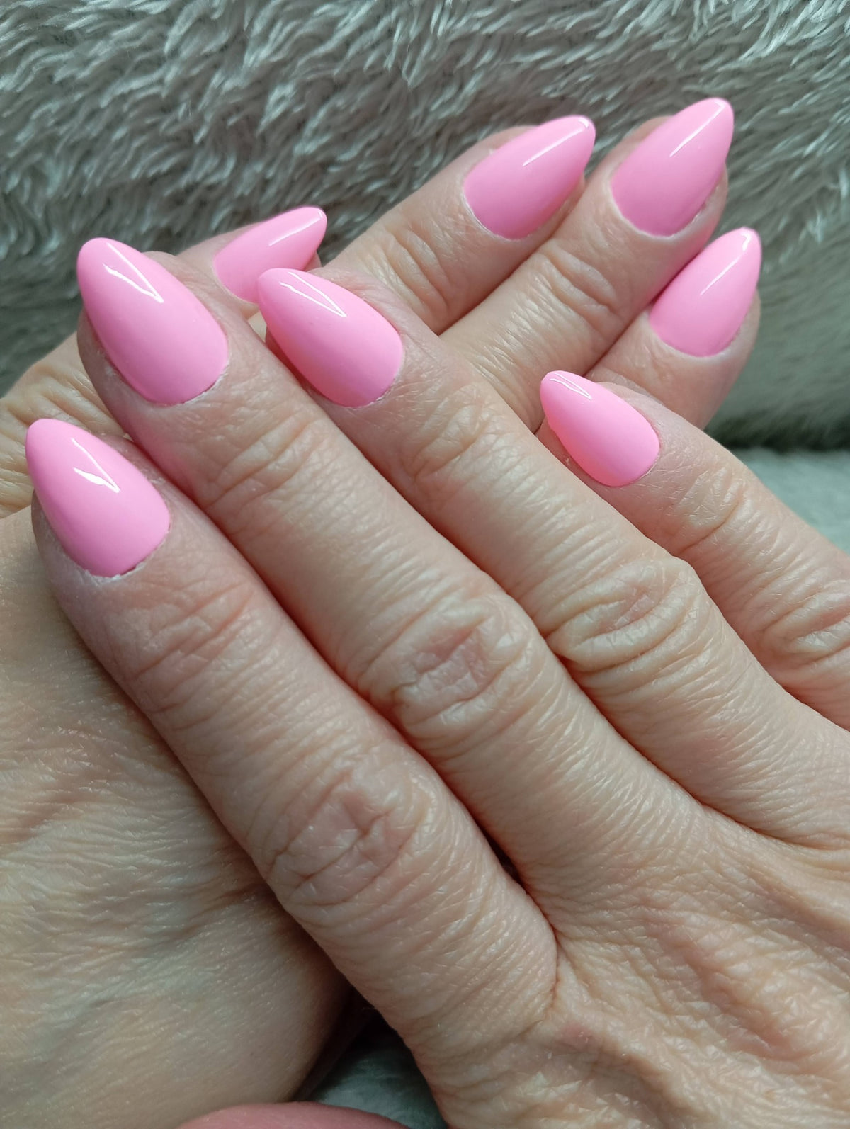Press-on nails faites main Reims - Rose Cocon - Glowx Nails